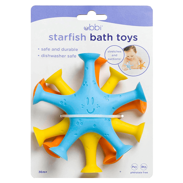 Ubbi Starfish Bath Toys (3 Pack)