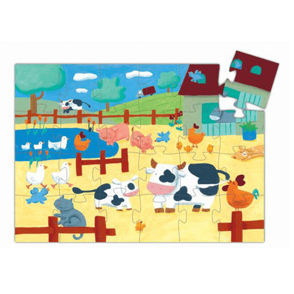 Djeco The Cows on the Farm (24 Pieces)