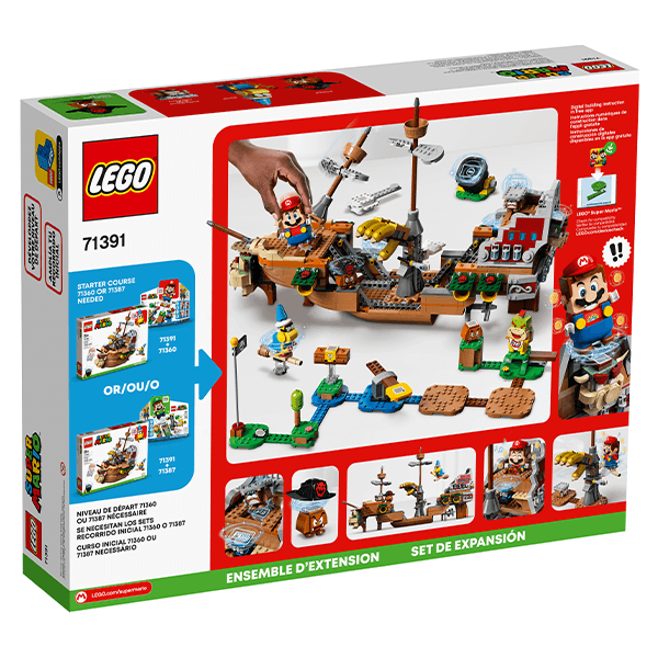 LEGO® Super Mario™ 71391 Bowser’s Airship Expansion Set