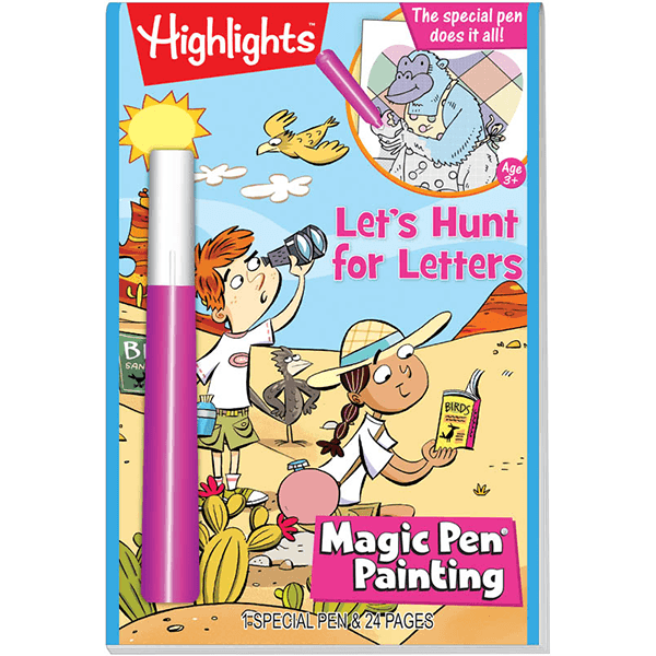 Highlights Magic Pen Painting Books - Let's Hunt for Letters