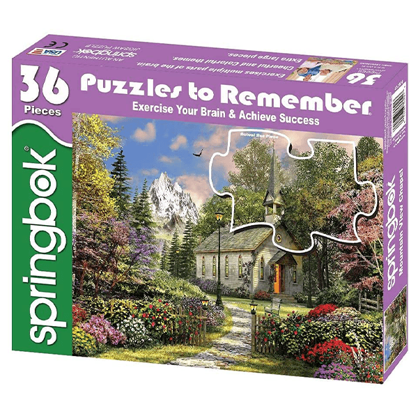 SpringBok Mountain View Chapel 36 Piece Puzzle