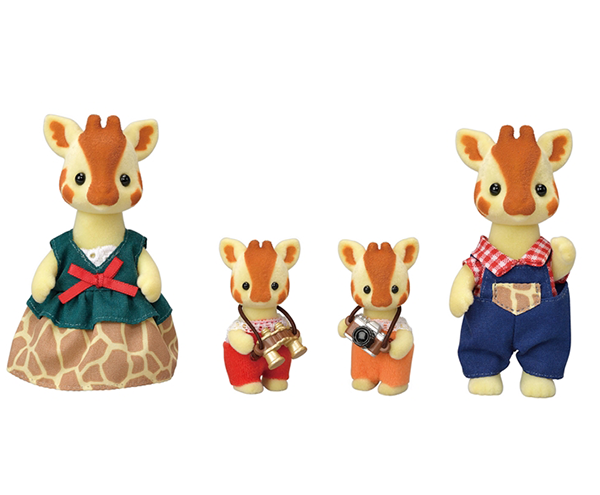 Calico Critters Highbranch Giraffe Family