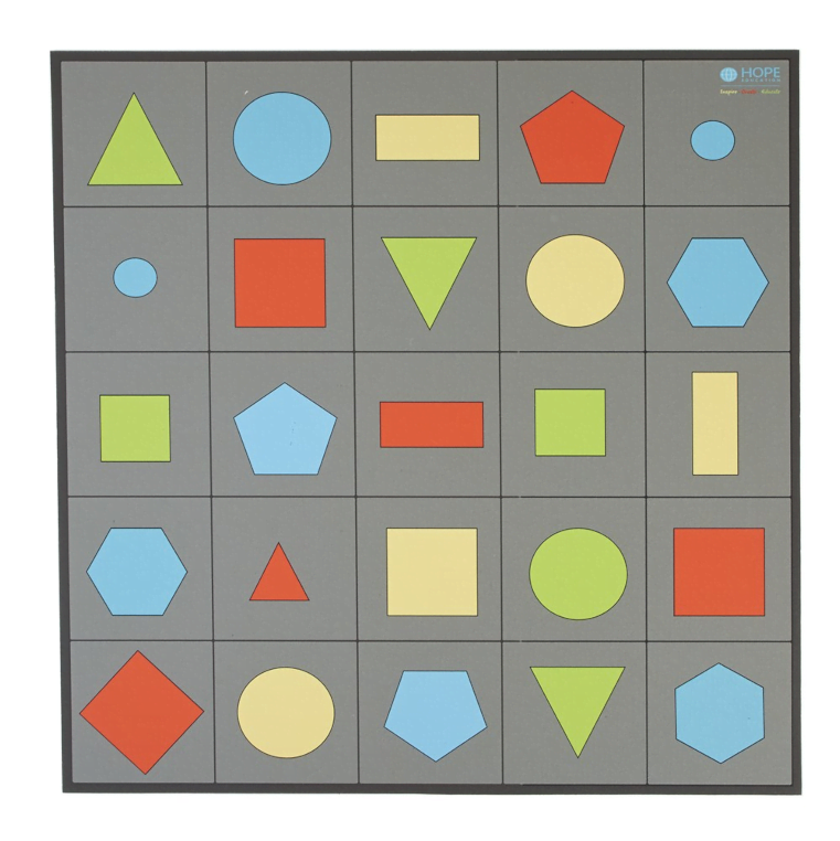 EaRL 2D Shapes Mat