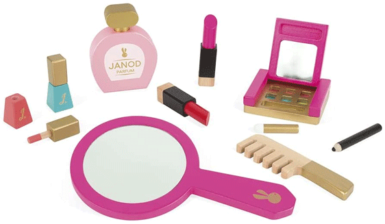 Janod Little Miss Vanity Case Pretend Makeup Set