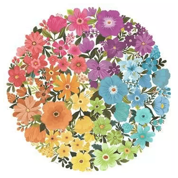 Ravensburger Circle of Colours - Flowers 500 Piece Puzzle