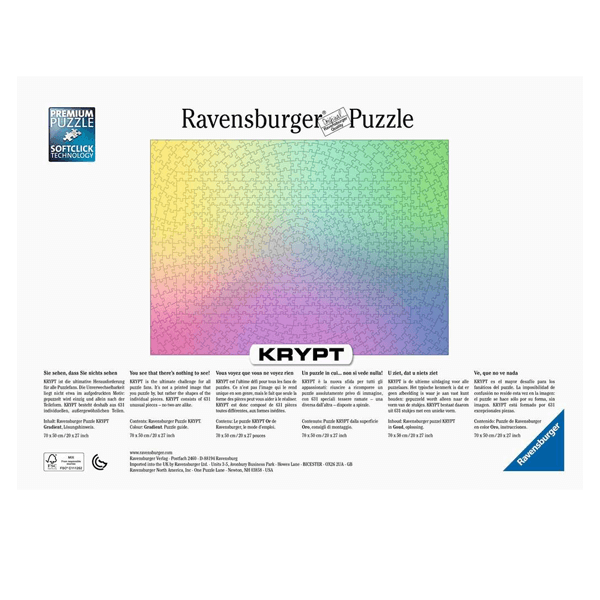 Ravensburger Krypt Gradient 631 Piece Puzzle