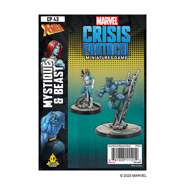 Marvel Crisis Protocol Beast & Mystique Character Pack