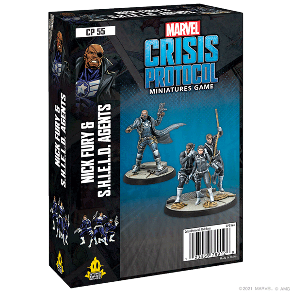 Marvel: Crisis Protocol Nick Fury & S.H.I.E.L.D. Agents Character Pack