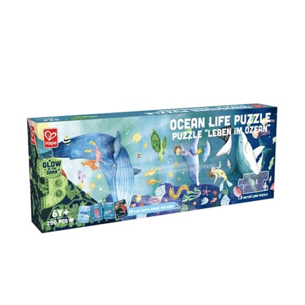 Hape Ocean Life Glow in the Dark Puzzle