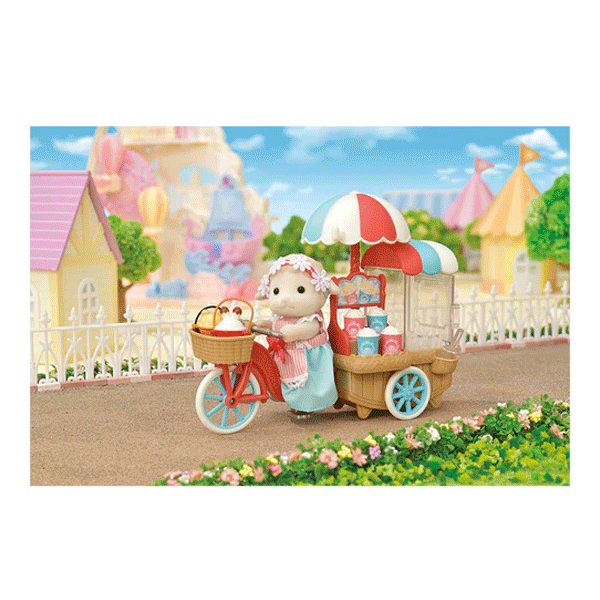 Calico Critters Popcorn Delivery Trike JR Toy Company