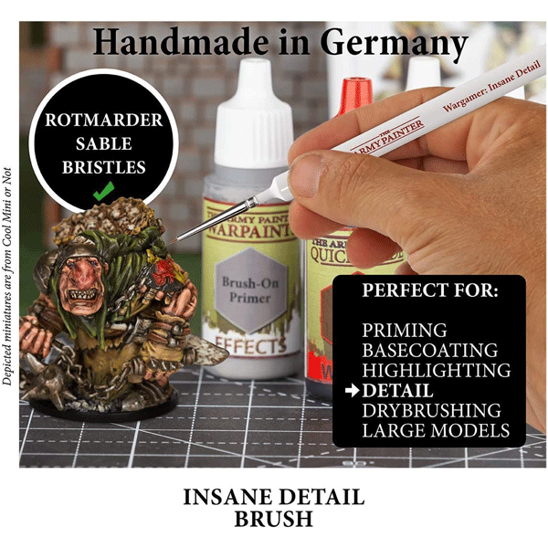 The Army Painter Wargamer: Insane Detail Brush