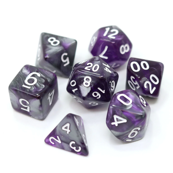 Die Hard Dice Polymer RPG Set - Dark Crystal