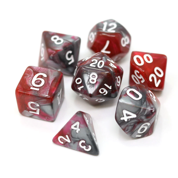 Die Hard Dice Polymer RPG Set - Dragon's Blood