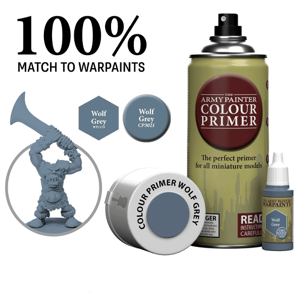 The Army Painter	Colour Primer Wolf Grey