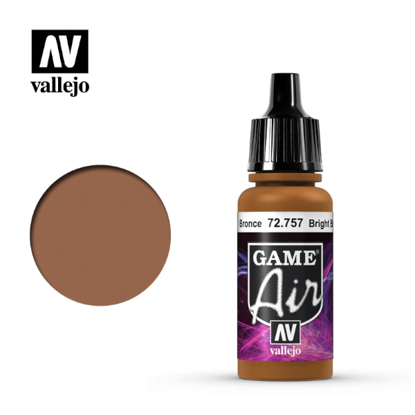 Vallejo Paints Game Air Bright Bronze 17 mL