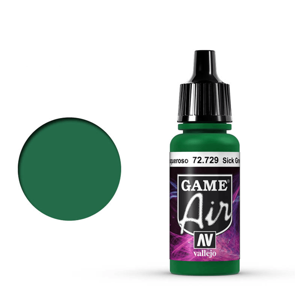 Vallejo Paints Game Air Sick Green 17 mL