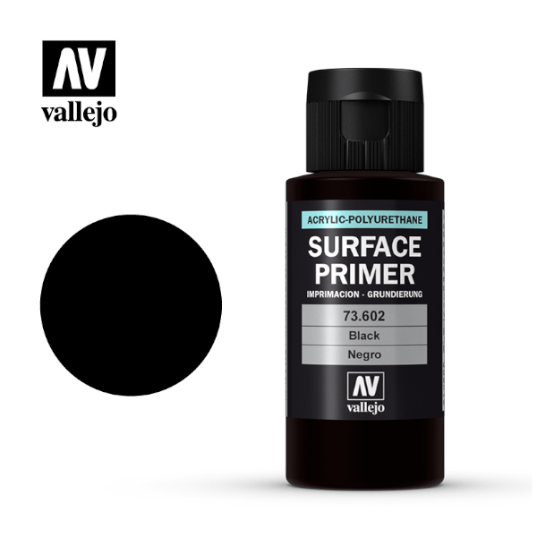 Vallejo Paints Black Surface Primer 60 mL