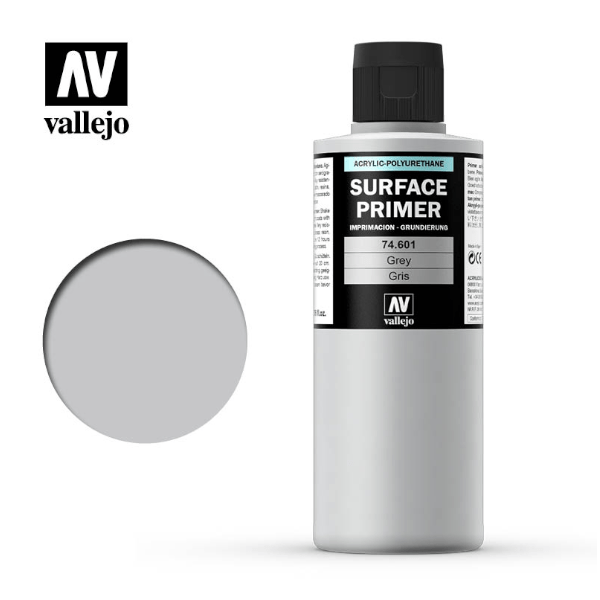 Vallejo Paints Grey Surface Primer 200 mL