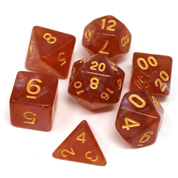 Die Hard Dice Polymer 7 Piece RPG Set - Autumn Equinox