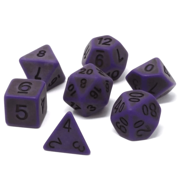 Die Hard Dice Polymer 7 Piece RPG Set - Nether Ancient