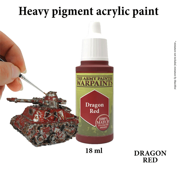 The Army Painter	Warpaints - Dragon Red