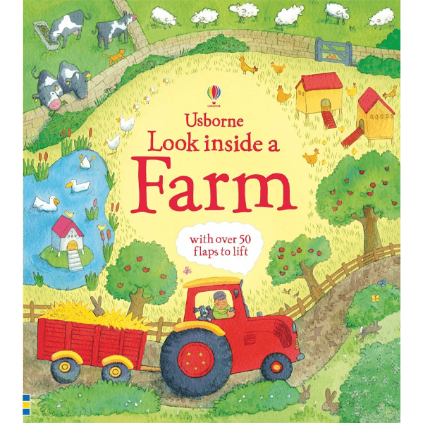 Look Inside a Farm - Lift-the-Flap Book