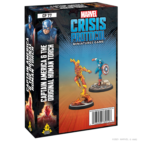 Marvel: Crisis Protocol Captain America & the Original Human Torch