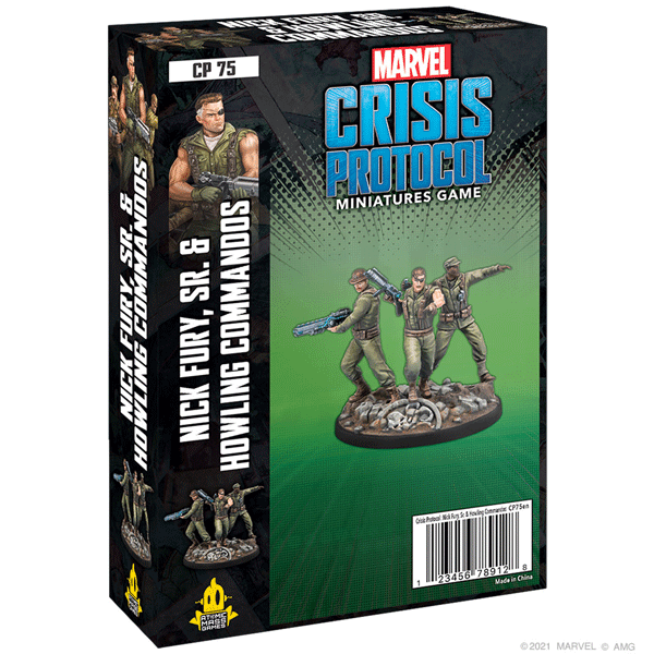 Marvel: Crisis Protocol Nick Fury Sr & the Howling Commandos