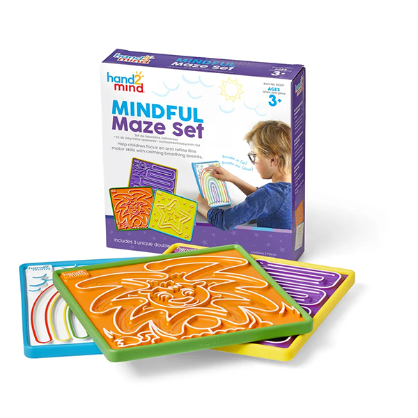 Hand2Mind Mindful Mazes Set of 3