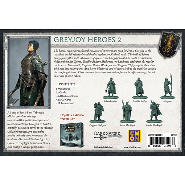 A Song of Ice and Fire: Greyjoy Heroes Box 2