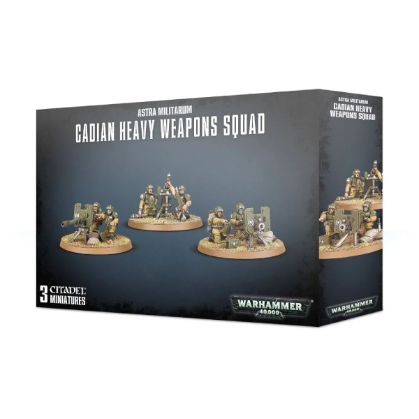 Warhammer 40,000: Astra Militarum Cadian Heavy Weapon Squad