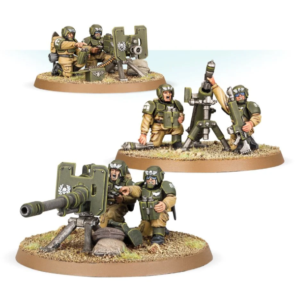 Warhammer 40,000: Astra Militarum Cadian Heavy Weapon Squad