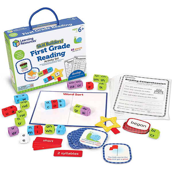 Learning Resources Skill Builders! First Grade Reading Activity Set