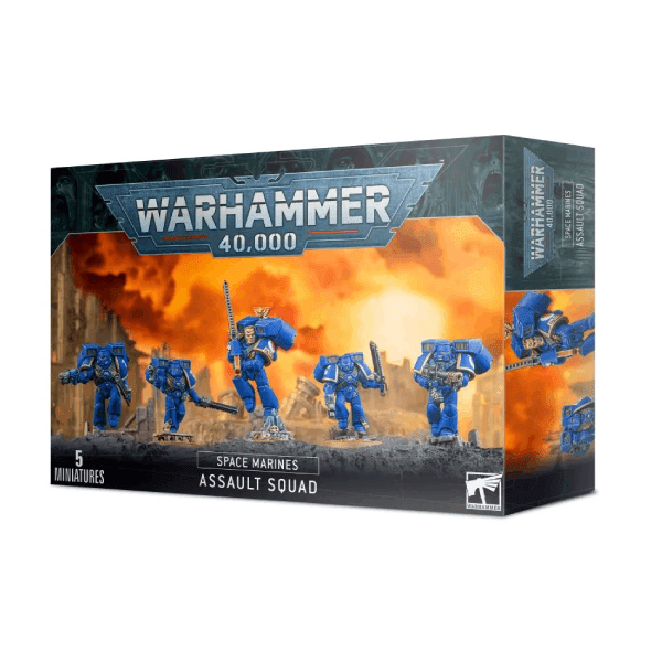 Discontinued Warhammer 40,000: Space Marines Assault Squad