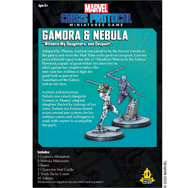 Marvel: Crisis Protocol Gamora and Nebula Character Pack