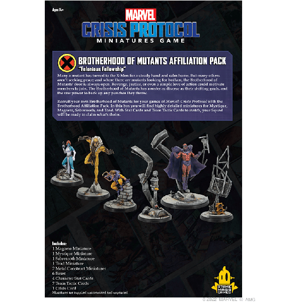 Marvel: Crisis Protocol - Brotherhood of Mutants Affiliation Pack