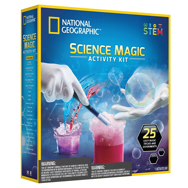 National Geographic Science Magic Kit (25 Tricks and Experiments)