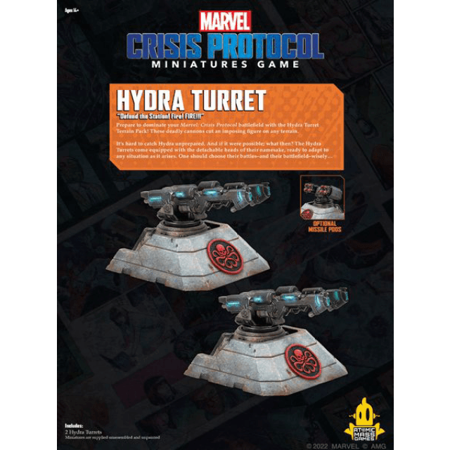 Marvel Crisis Protocol Hydra Turret Terrain Pack Jr Toy Company Canada