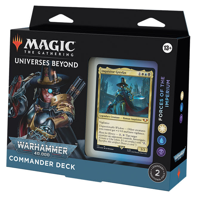 Magic the Gathering Universes Beyond Warhammer 40,000 Commander Deck - Forces of the Imperium