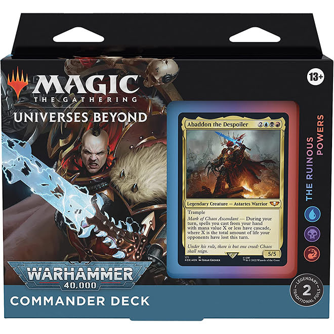 Magic the Gathering Universes Beyond Warhammer 40,000 Commander Deck - The Ruinous Powers