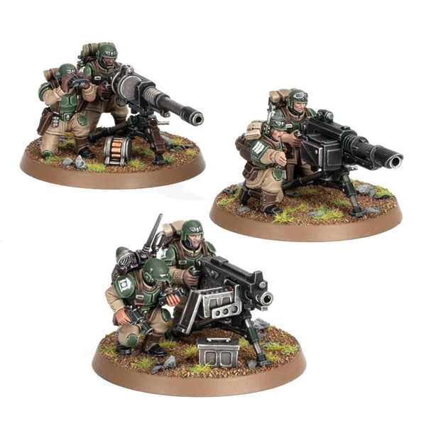 Warhammer 40,000: Astra Militarum: Cadian Heavy Weapons Squad